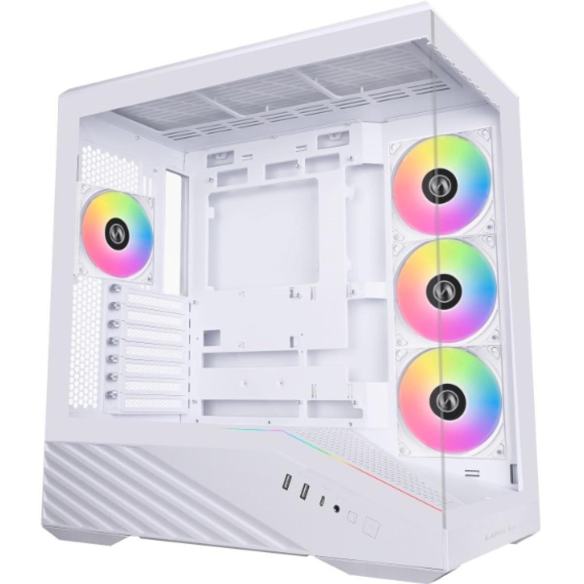 Lian Li Vector V100RW MESH White ARGB ATX Mid Tower Tempered Glass Case