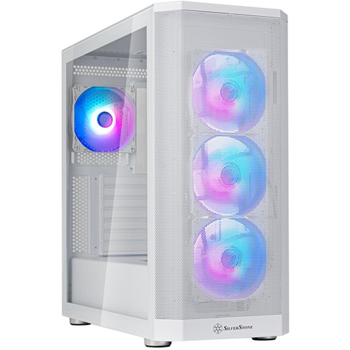 SilverStone FARA FA514X ARGB ATX Mid Tower Tempered Glass Case White