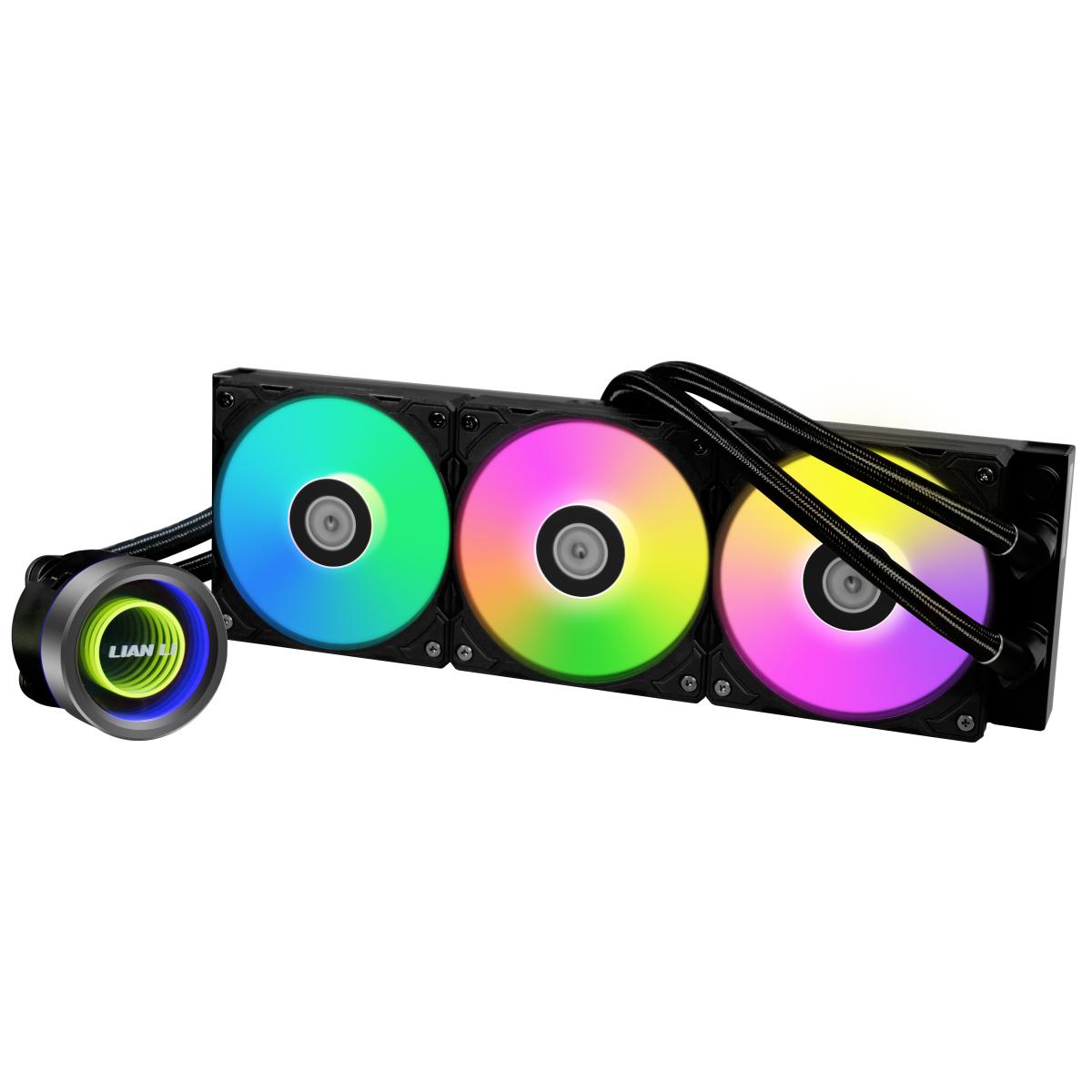 Lian Li TRINITY II 360 AIO Liquid CPU Cooler Black, UNI FAN SL-INF Edition, 360mm Radiator