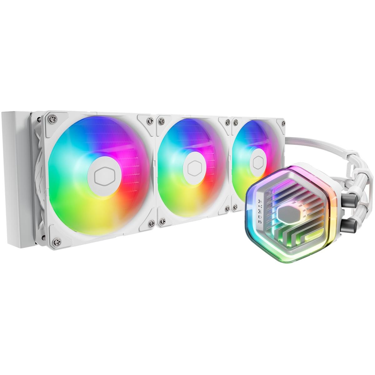 Cooler Master MASTERLIQUID 360 ATMOS 360mm AIO CPU Liquid Cooler - White
