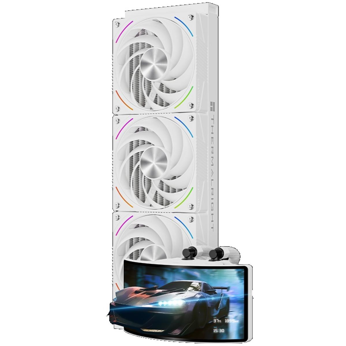 Thermalright Rainbow Vision 360 Turbo ARGB White AIO CPU Liquid Cooler TL-K12W-X28-R9