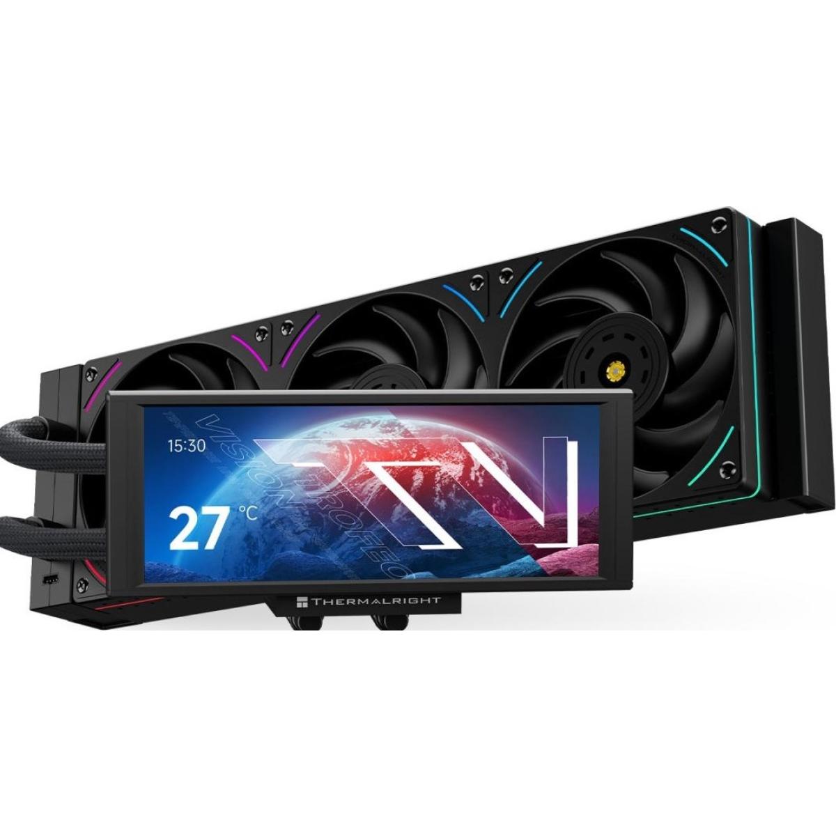 Thermalright Trofeo Vision 360 ARGB Black AIO CPU Liquid Cooler TL-UB36