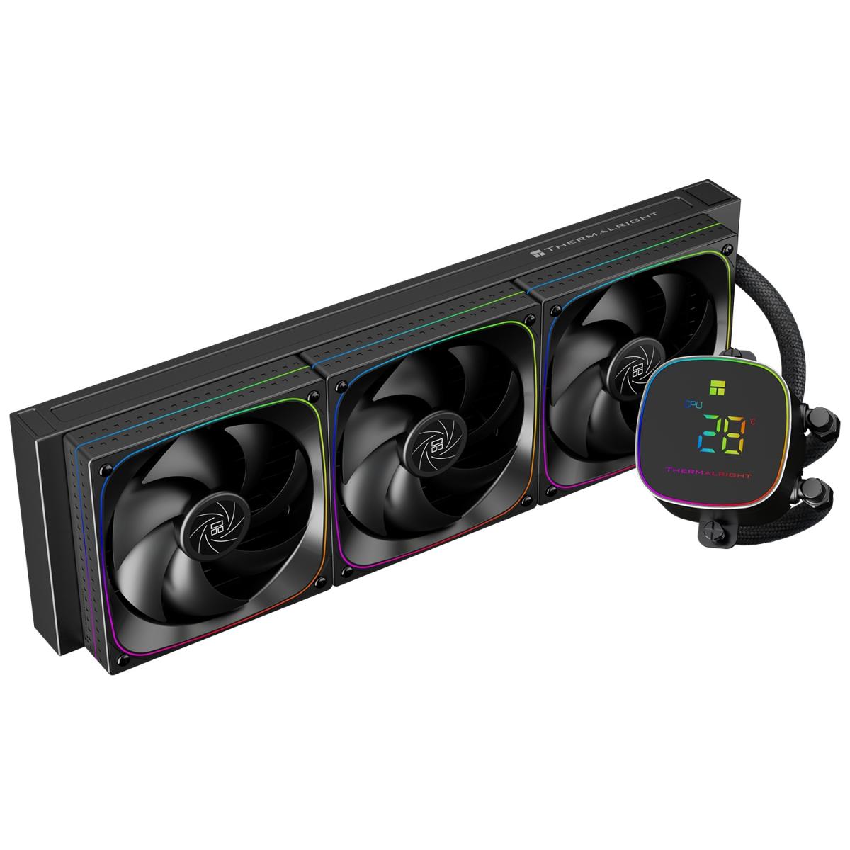 Thermalright Frozen Horizon 360 Digital ARGB AIO Liquid Cooler Black 360mm TL-Q12