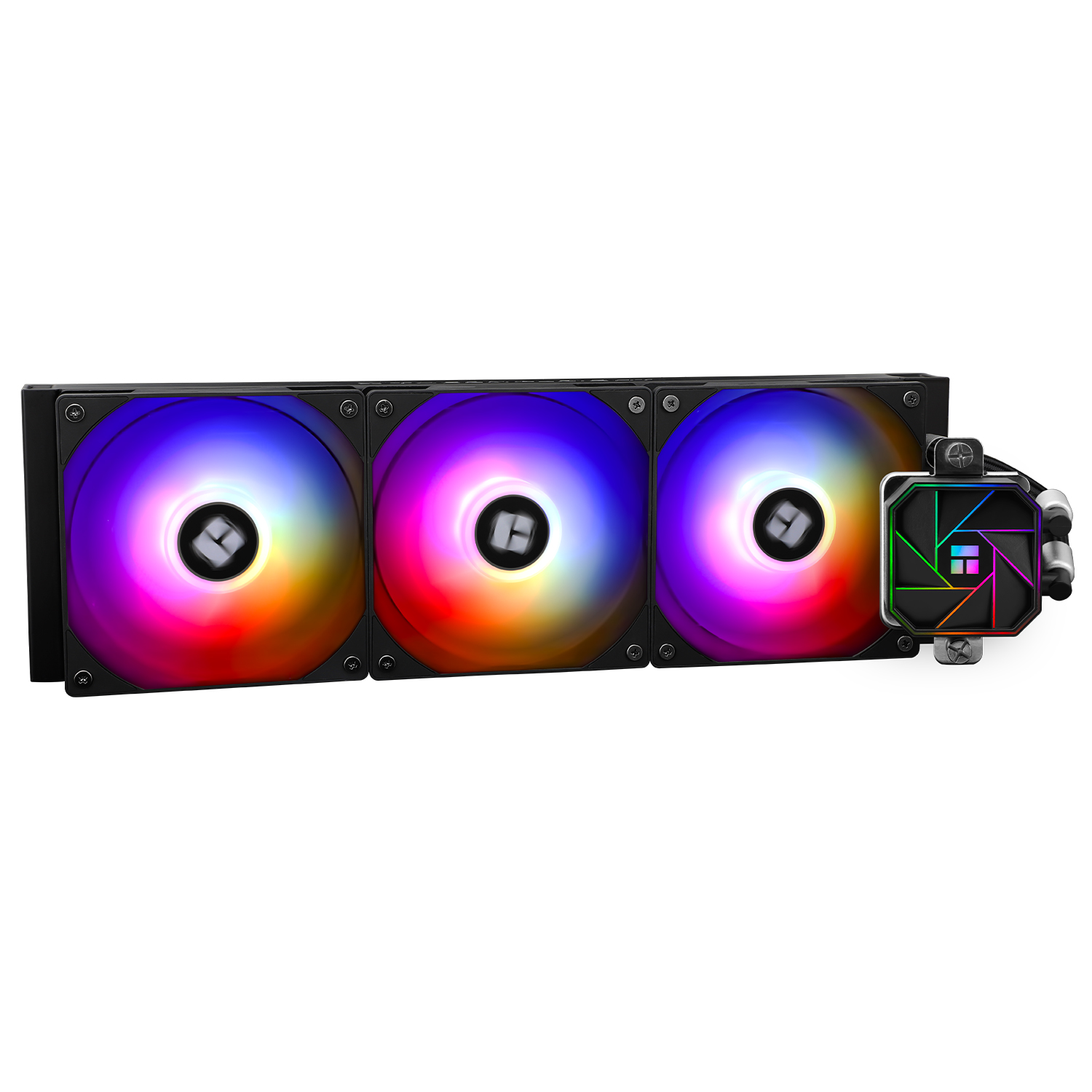 Thermalright Aqua Elite 360 Black V3 ARGB AIO CPU Liquid Cooler, 3x TL-C12B-S V2 Fans