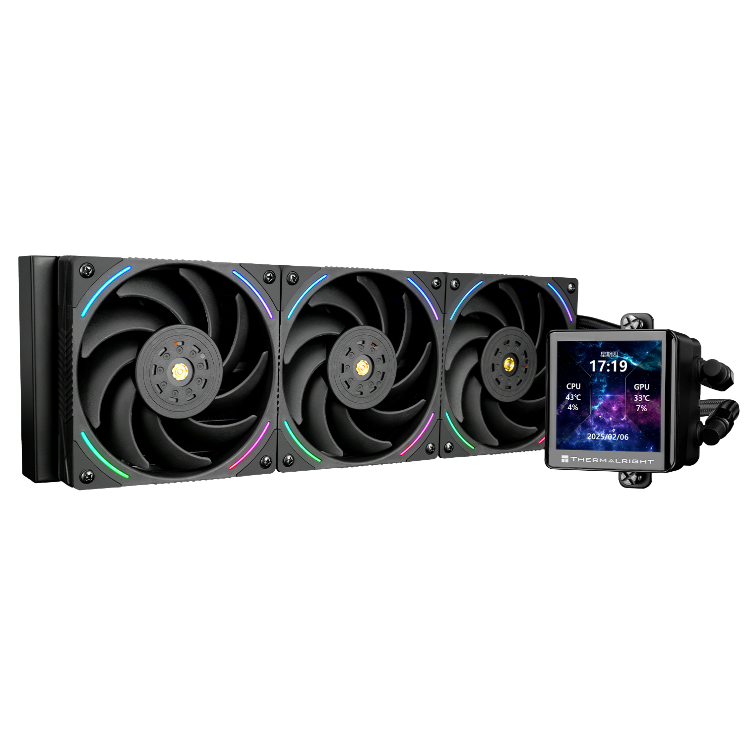 Thermalright Frozen Vision 360 ARGB V2 AIO Liquid Cooler Black 360mm TL-K12