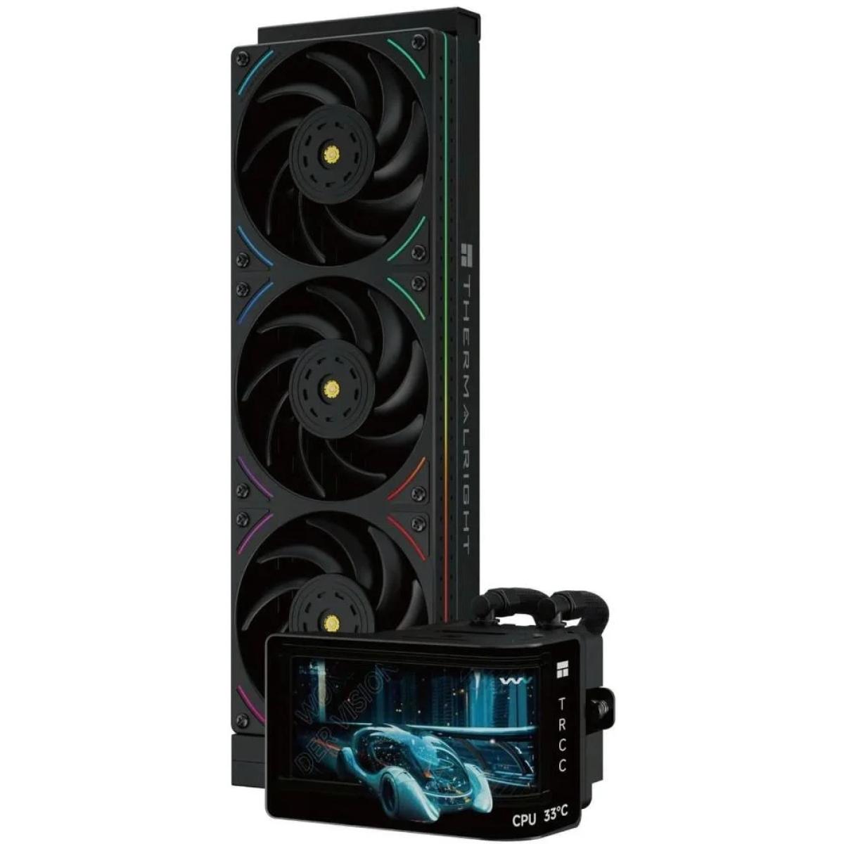 Thermalright Wonder Vision 360 UB ARGB AIO CPU Liquid Cooler w/ 6.67" OLED 2K 60Hz 3D Display & 3x TL-UB36
