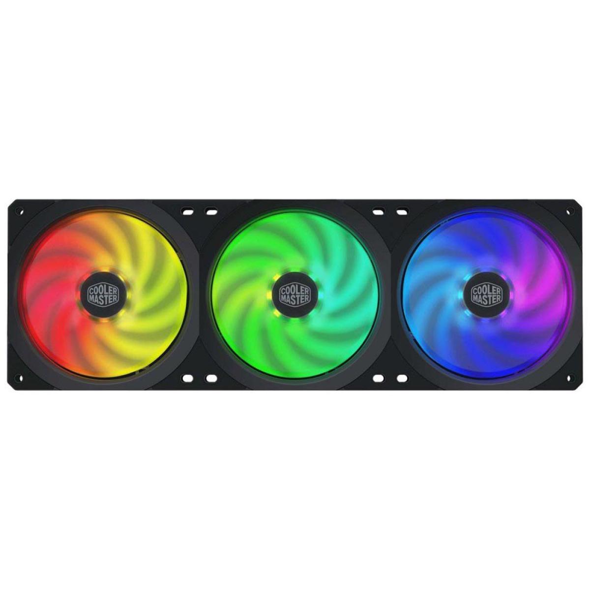 Cooler Master MasterFan SF360R ARGB 120mm PWM Fan — 3-Pack