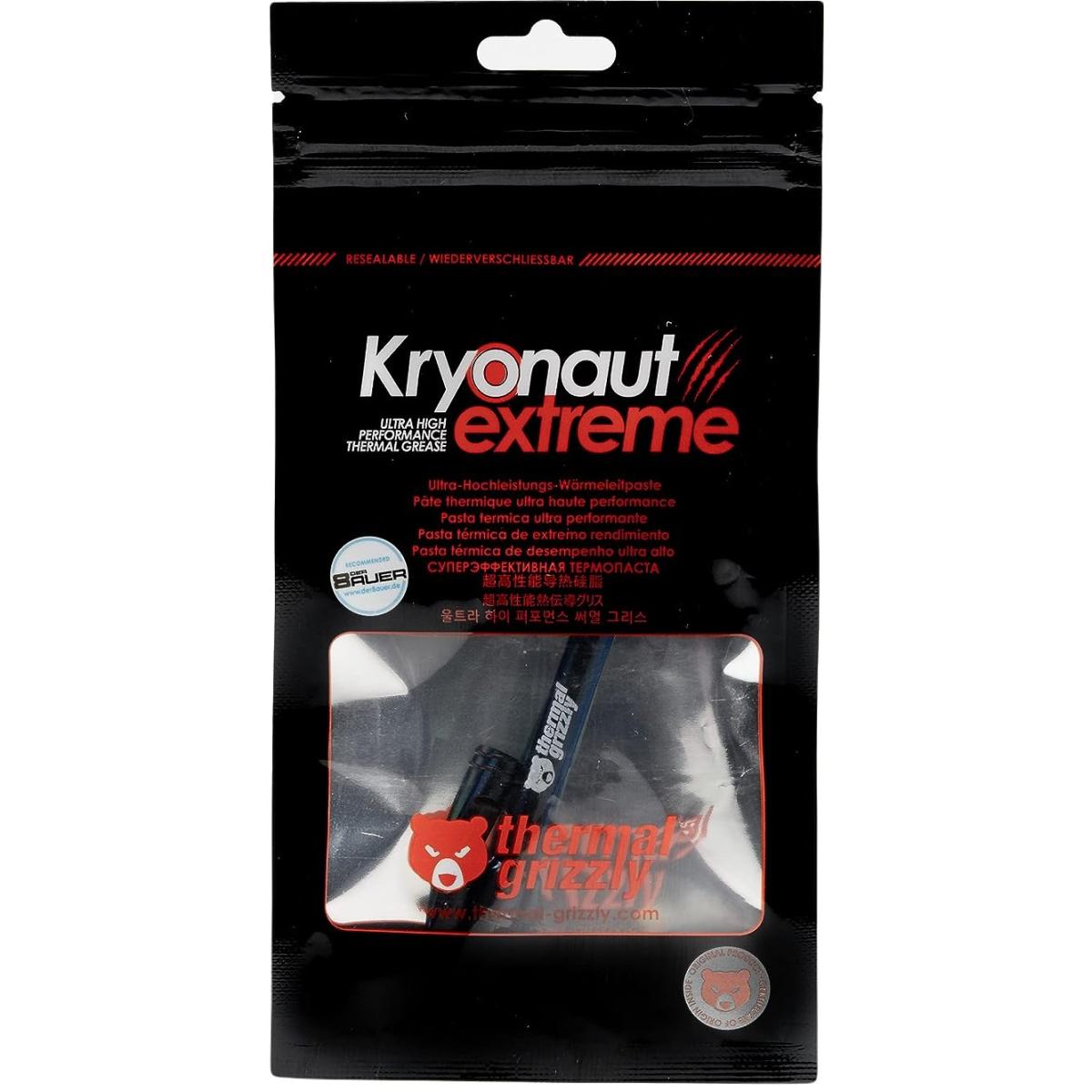 Thermal Grizzly Kryonaut Extreme Thermal Paste 2g — 14.2 W/m.K