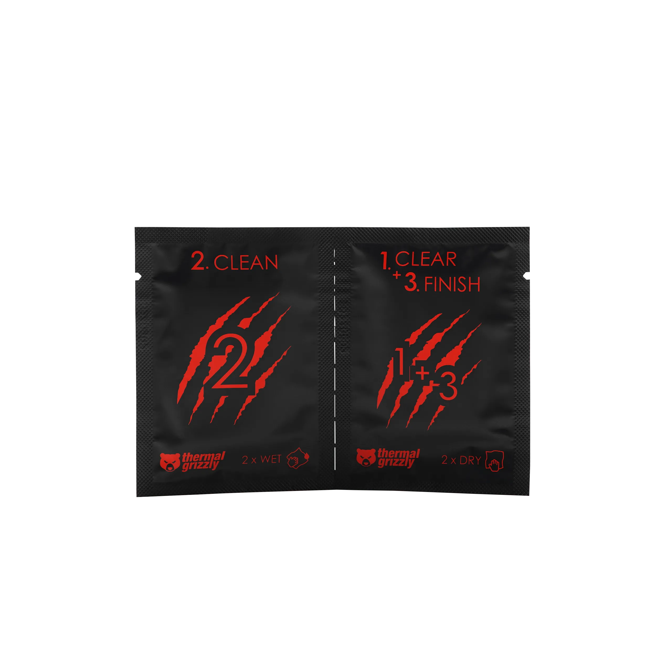 Thermal Grizzly Cleaning Wipes 1-Pack for Thermal Compound Surfaces