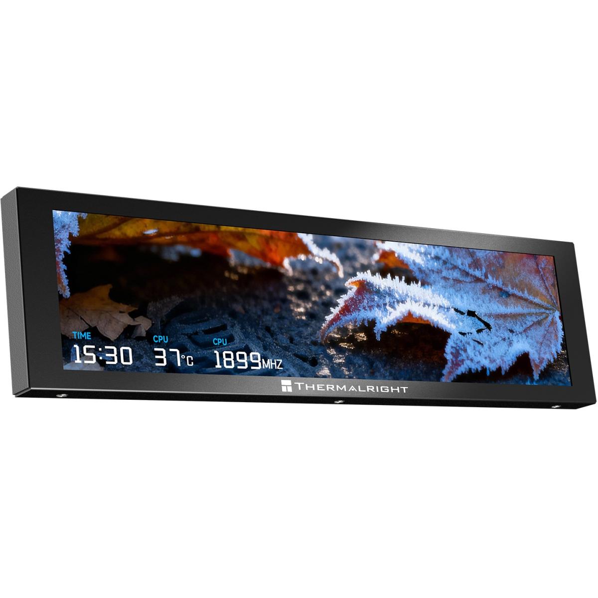 Thermalright Trofeo Vision 9.16-inch IPS LCD Panel Black 1920x480 USB Type-C