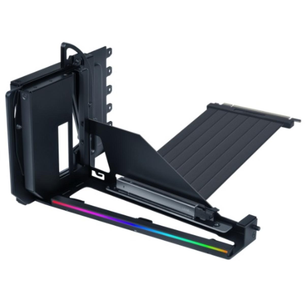 Lian Li VG4v4 4-Slot Vertical GPU Kit with 200mm PCIe 5.0 Riser, Black