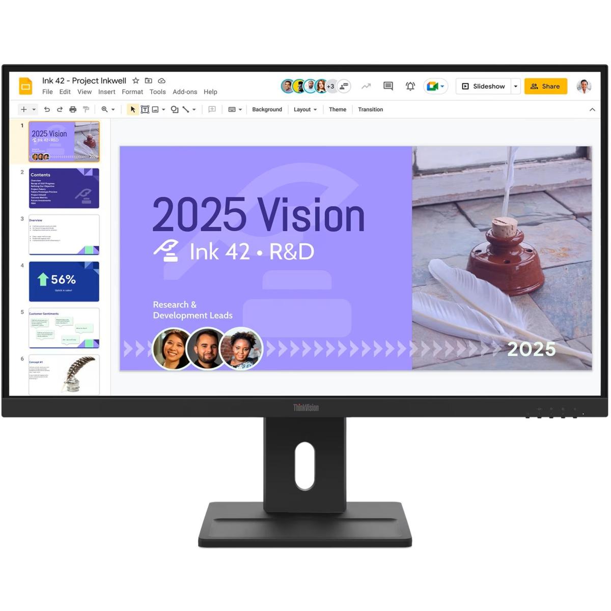 Lenovo ThinkVision E27Q-40 27" QHD IPS 100Hz Business Monitor