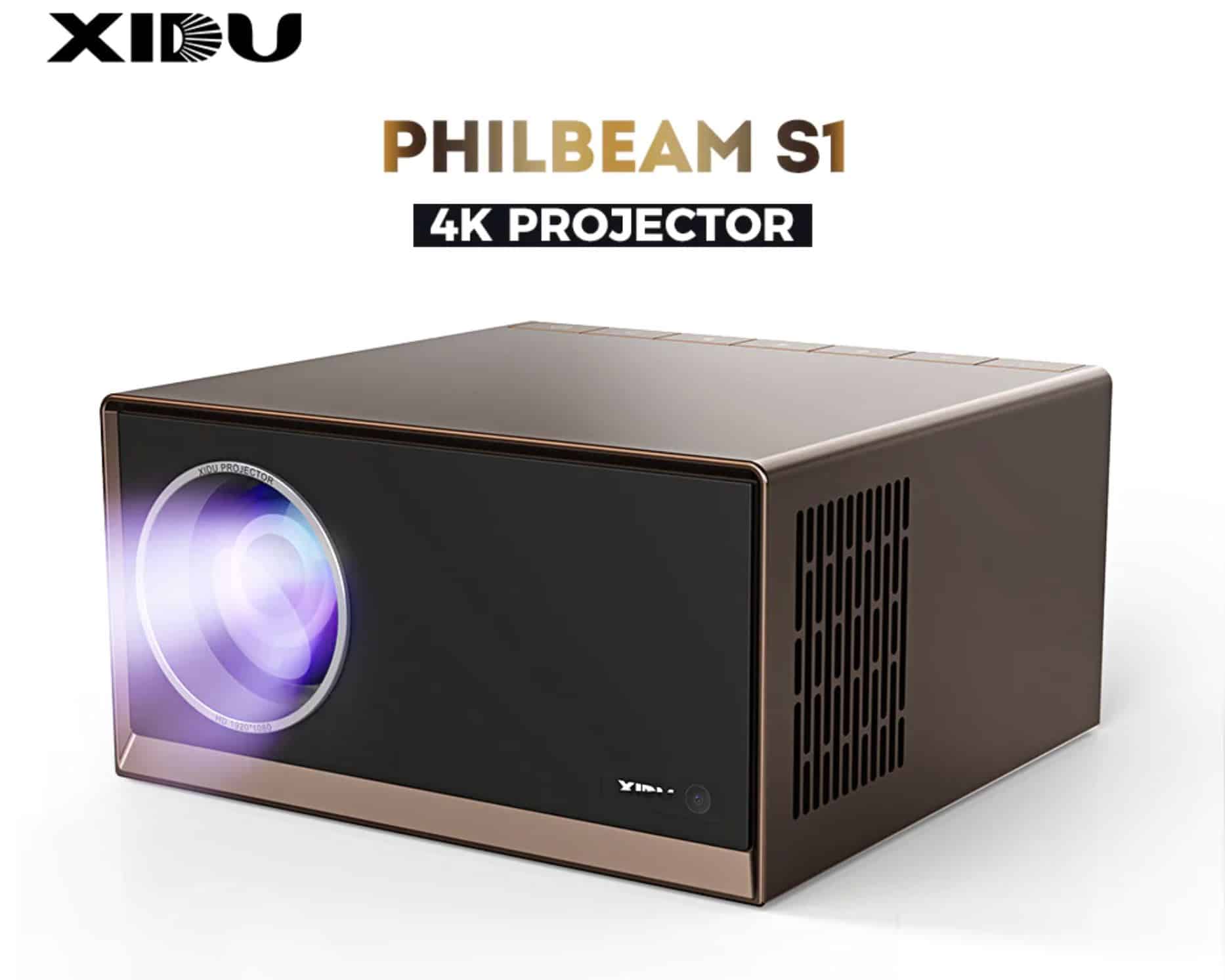 XIDU PhilBeam S1 WiFi 6 Bluetooth 5.3 4K Projector