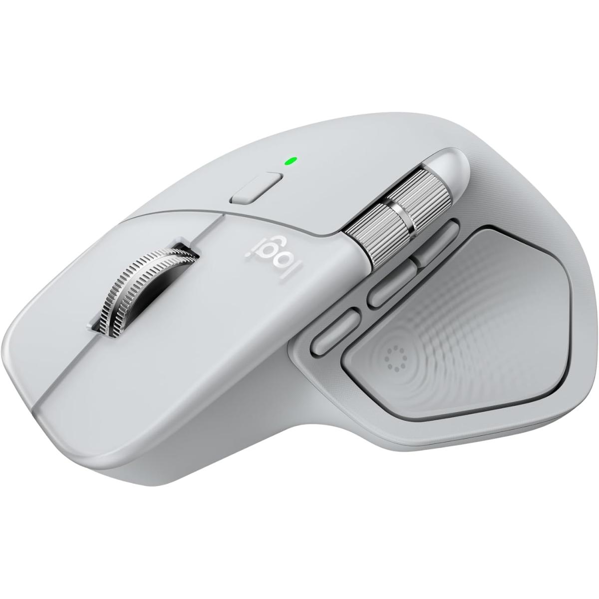Logitech MX Master 4 for Mac Bluetooth Ergonomic Mouse USB-C Silver