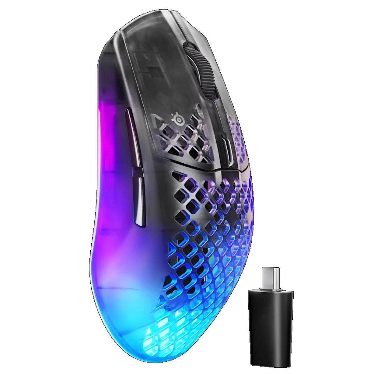 SteelSeries Aerox 3 Wireless Gen 2 Gaming Mouse 26K DPI 4K Polling – Shadow