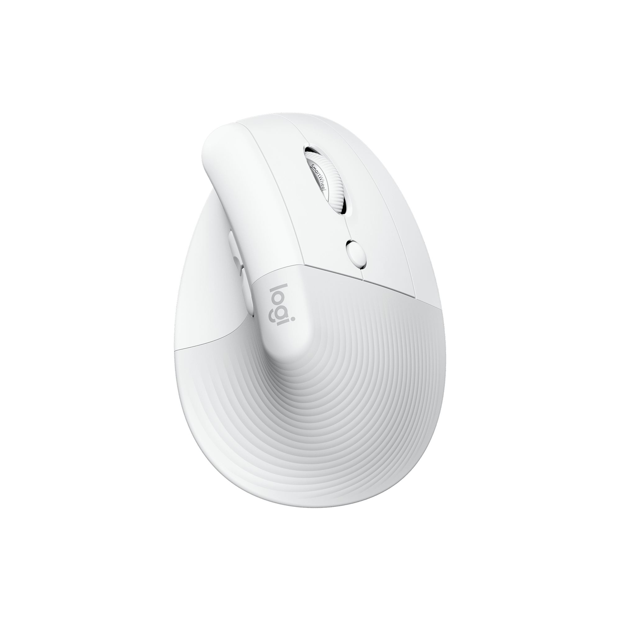 Logitech Lift Vertical Ergonomic Wireless Mouse 4000 DPI Multi-Mode - Off White