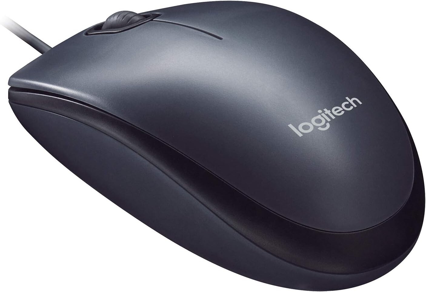 Logitech M90 Wired Optical Mouse 1000 DPI Ambidextrous - Black