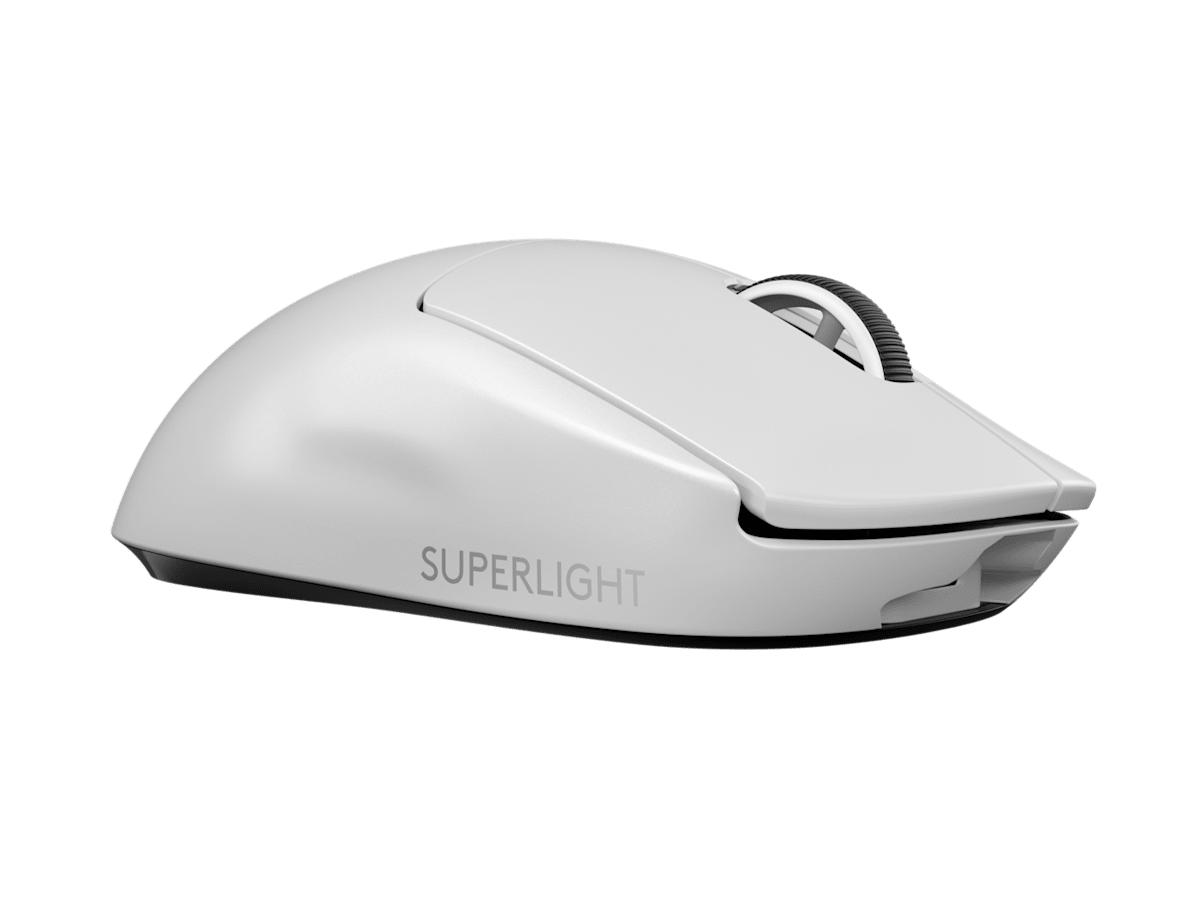 Logitech G PRO X SuperLight Wireless Gaming Mouse HERO 25K 25600 DPI - White