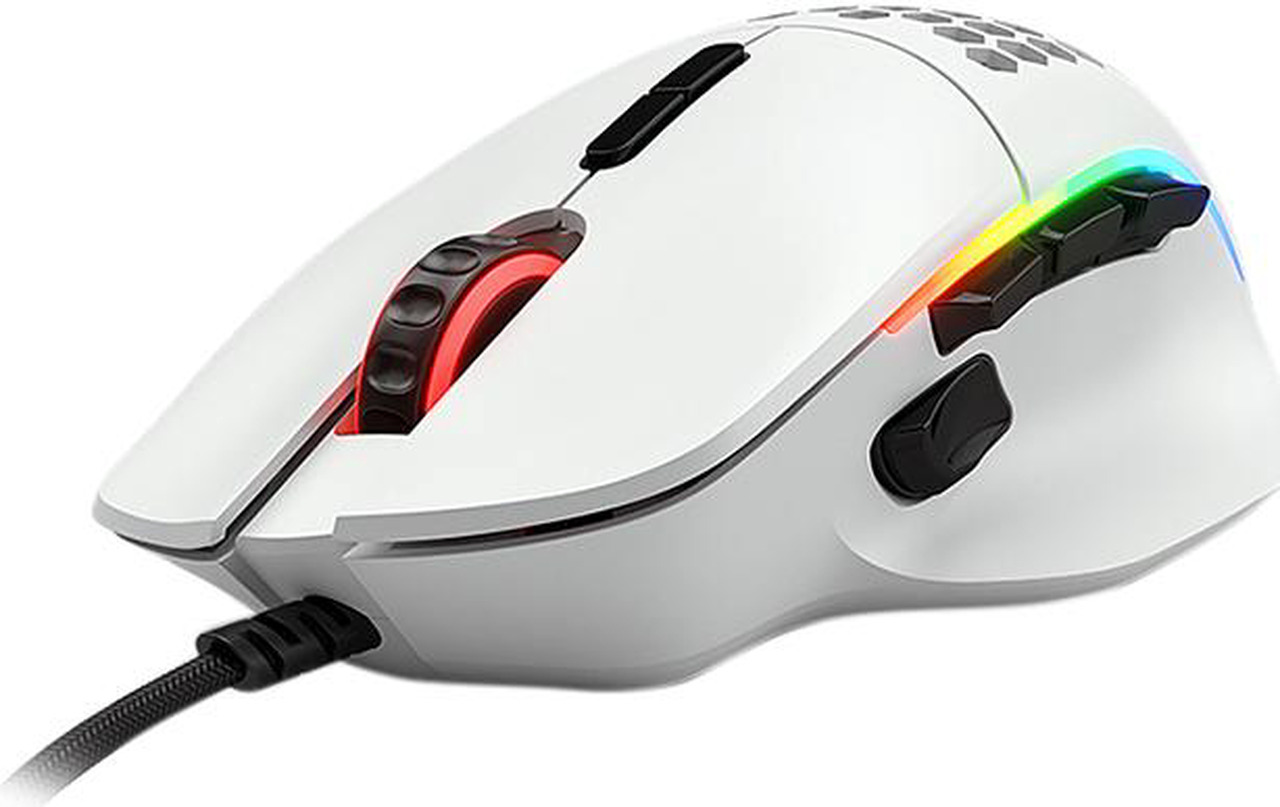 Glorious Model I RGB Wired Gaming Mouse, 19000 DPI, 69g, White