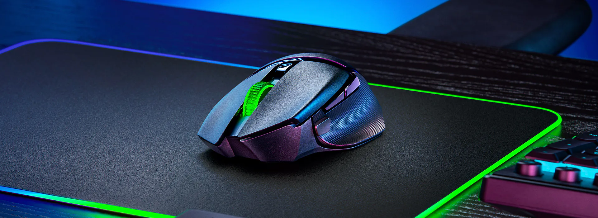 Razer Basilisk V3 X HyperSpeed Wireless Gaming Mouse, 18000 DPI, 7 Buttons, Black