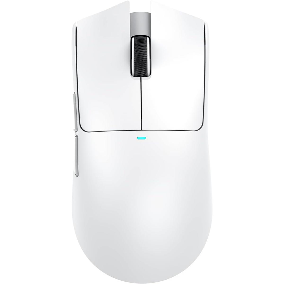 Attack Shark X11 Lightweight Wireless Gaming Mouse with RGB Charging Dock – PAW3311, 22K DPI, Tri-Mode (White)