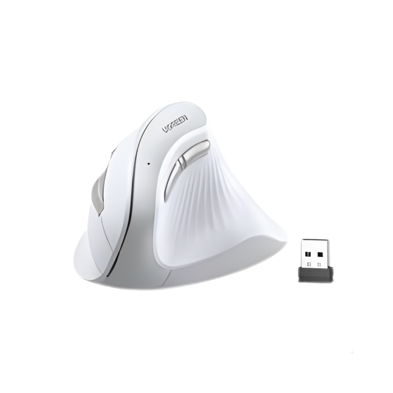 UGREEN MU008 Multi-Mode Vertical Ergonomic Mouse – White