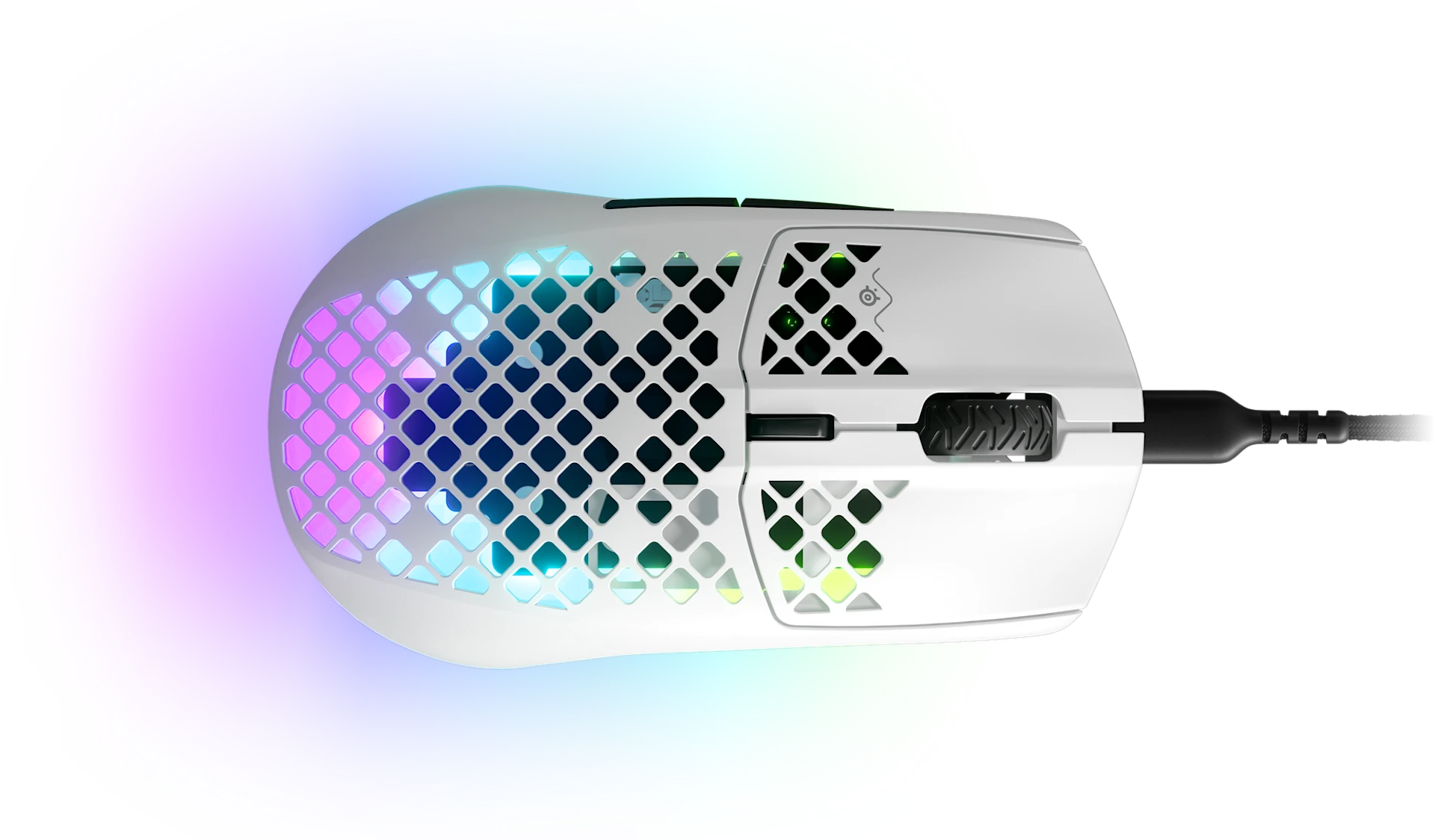 SteelSeries Aerox 3 Wired Gaming Mouse – TrueMove Core Optical Sensor, Ultra-Lightweight Water Resistant – Snow