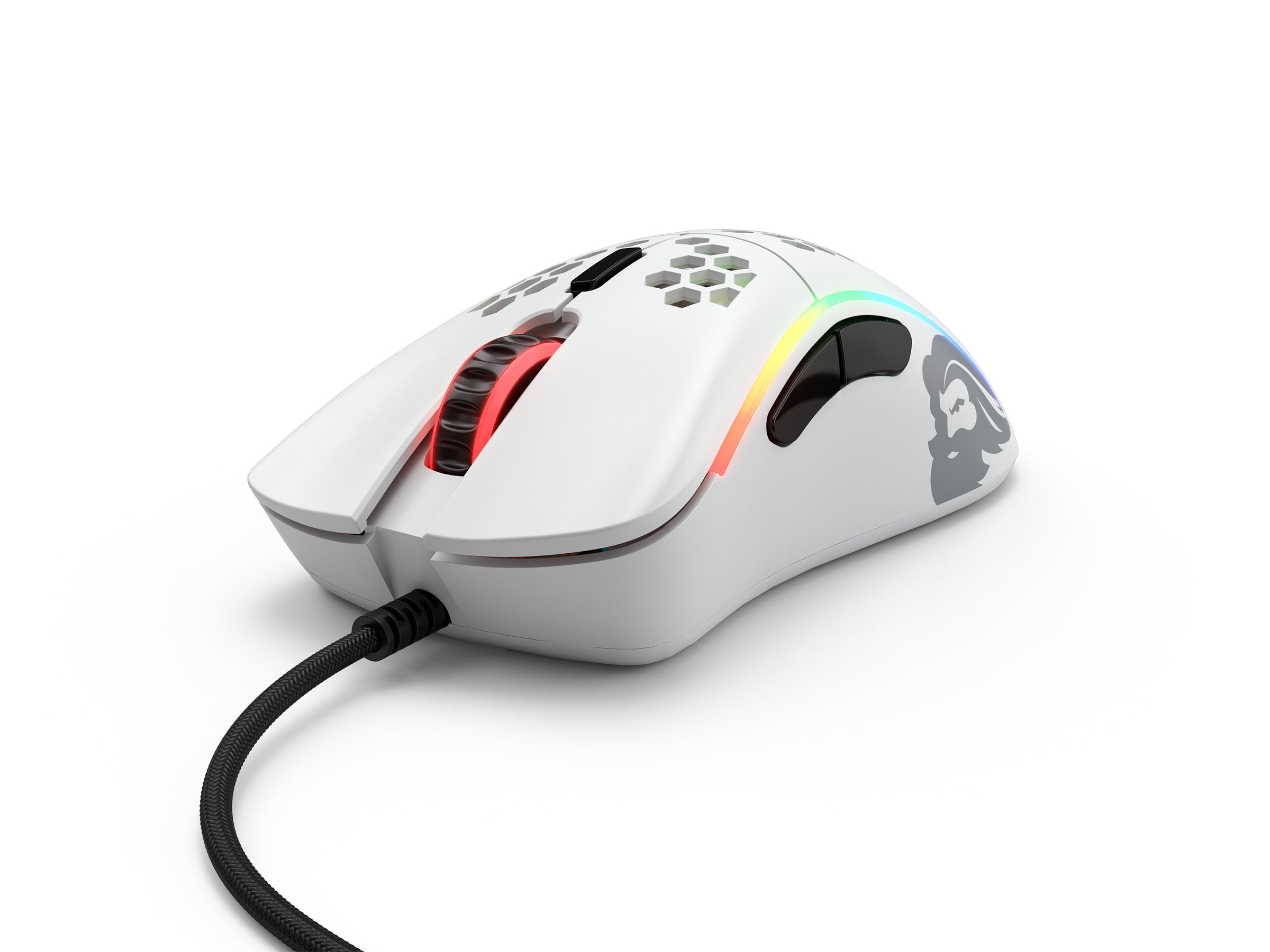 Glorious Model D- (Minus) Wired Gaming Mouse — Matte White