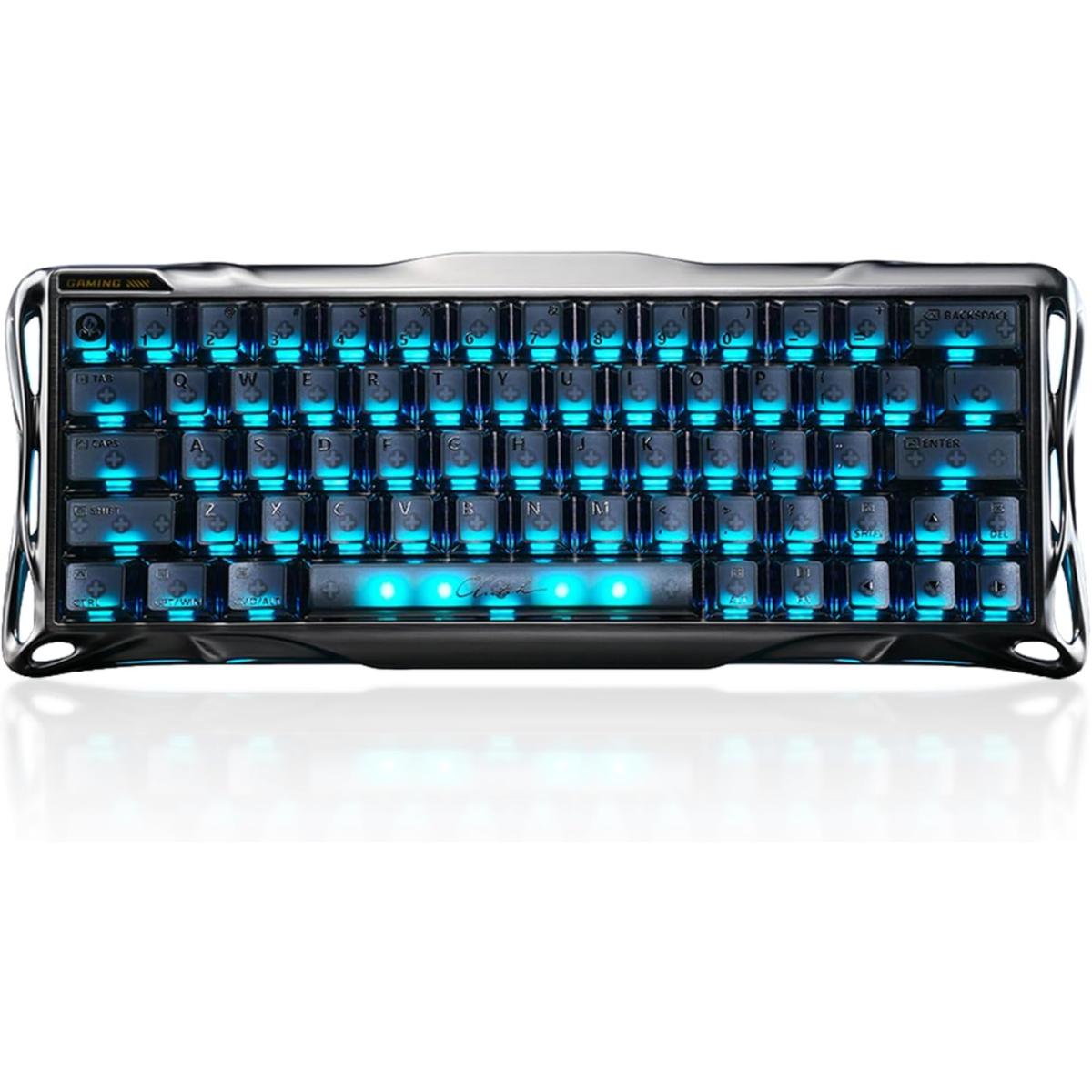 GravaStar Mercury V60 Pro 60% Hall Effect Magnetic Gaming Keyboard — Black, 8kHz Polling, Full Aluminum