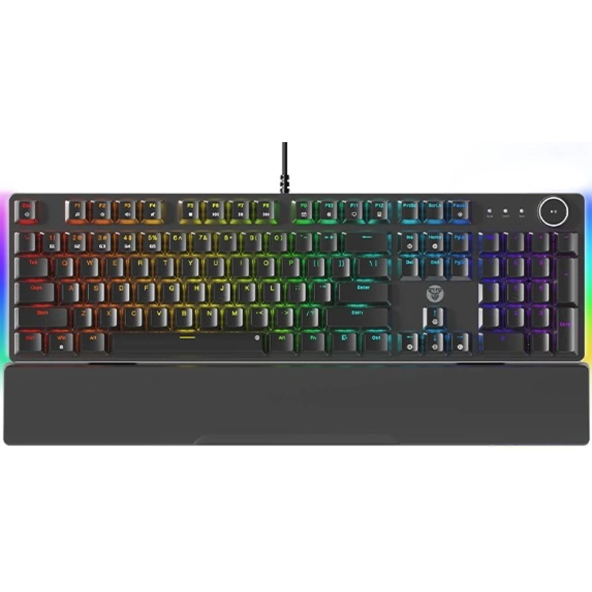 Fantech MK894 Maxpower II Mechanical Gaming Keyboard — Black, Speed Grey Linear Switches