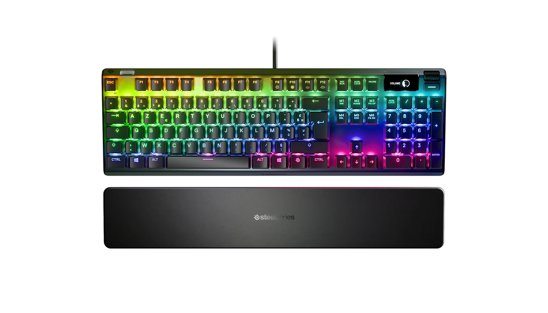 SteelSeries Apex Pro Full-Size RGB Mechanical Keyboard OmniPoint Switches OLED Display