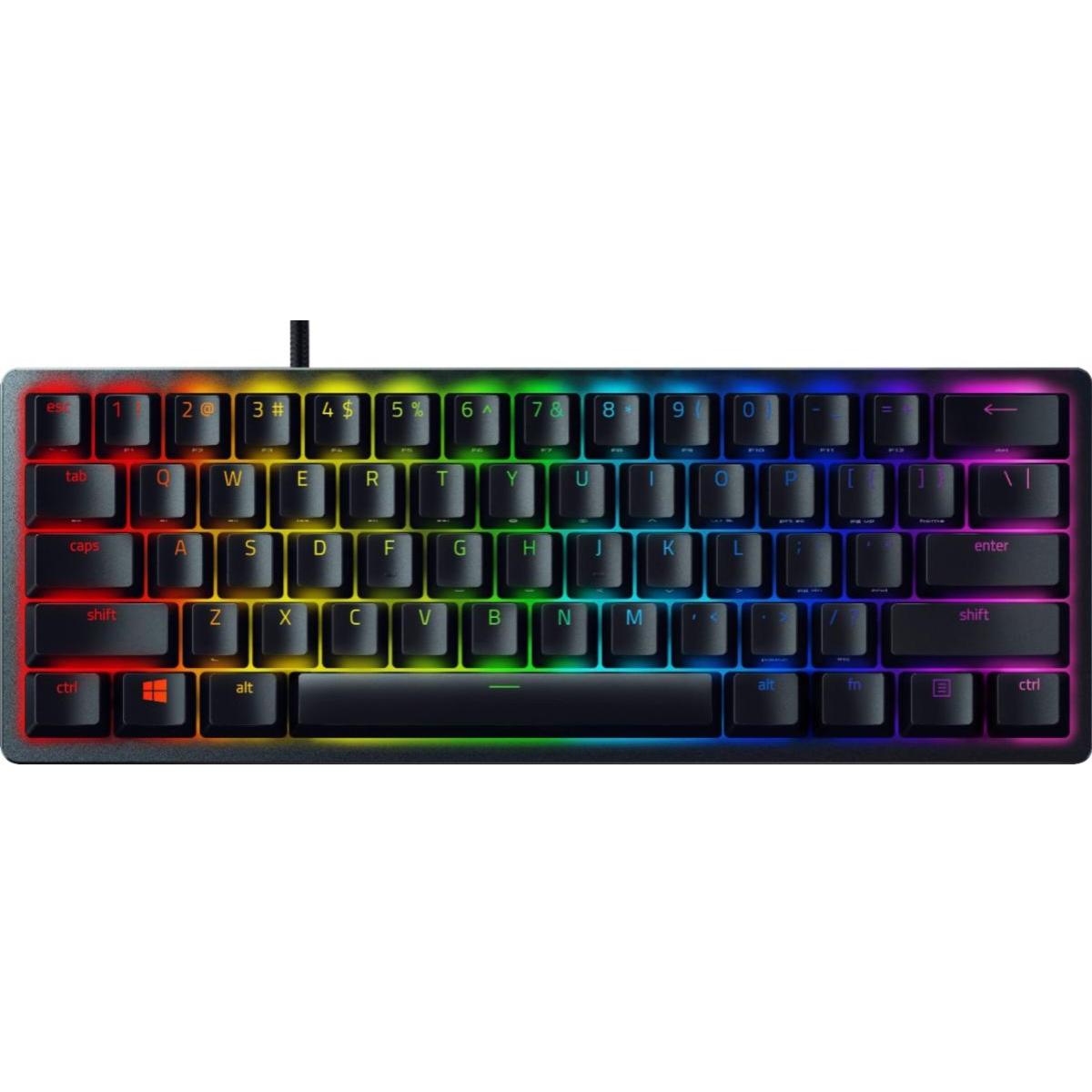 Razer Huntsman Mini 60% Wired Optical Gaming Keyboard Linear Red Switch - Black