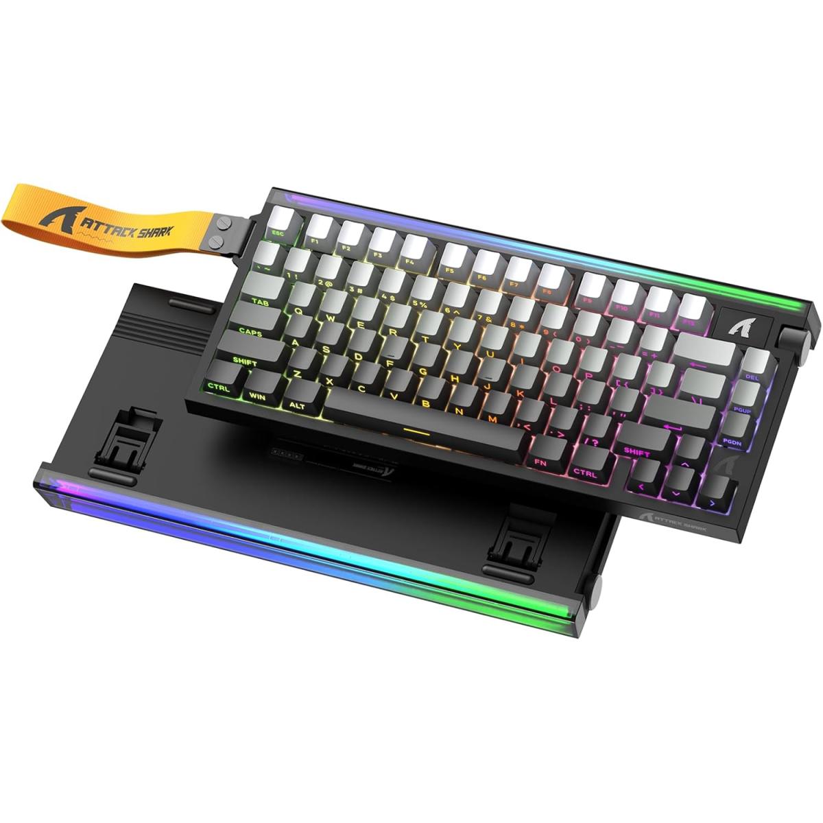Attack Shark R85HE Wired 75% Hall Effect Mechanical RGB Gaming Keyboard — Moonlight