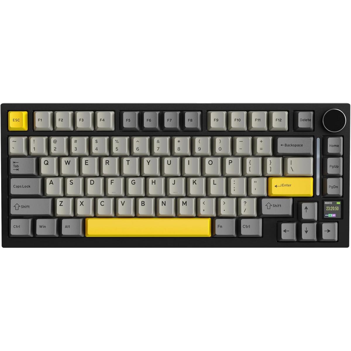 Attack Shark X820 Ultra 75% Wireless Mechanical Gaming Keyboard – Star Black (Arabic/English)