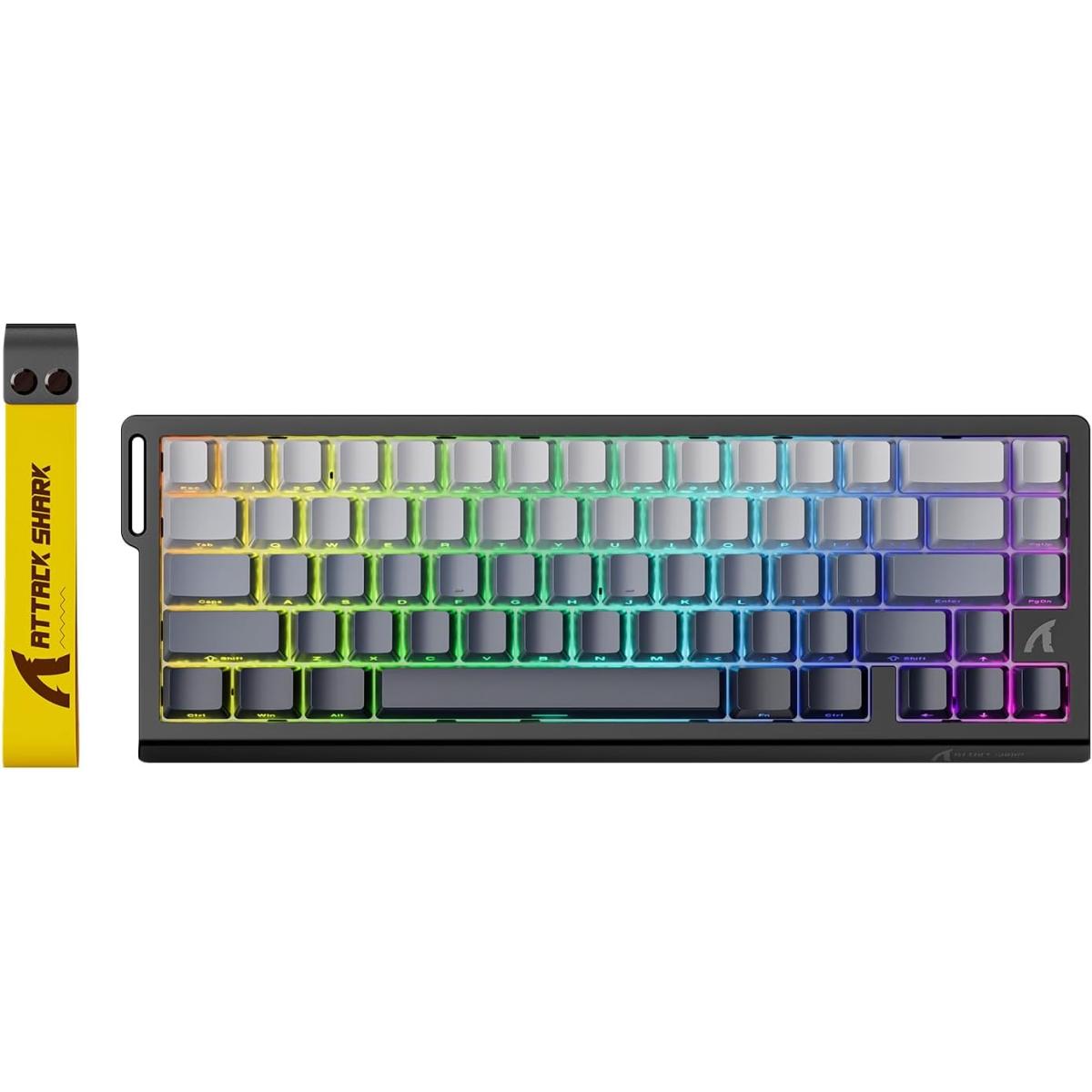 Attack Shark X68 HE 60% Wired Gaming Keyboard — Hall Effect, 8KHz, RGB (Moonlight)