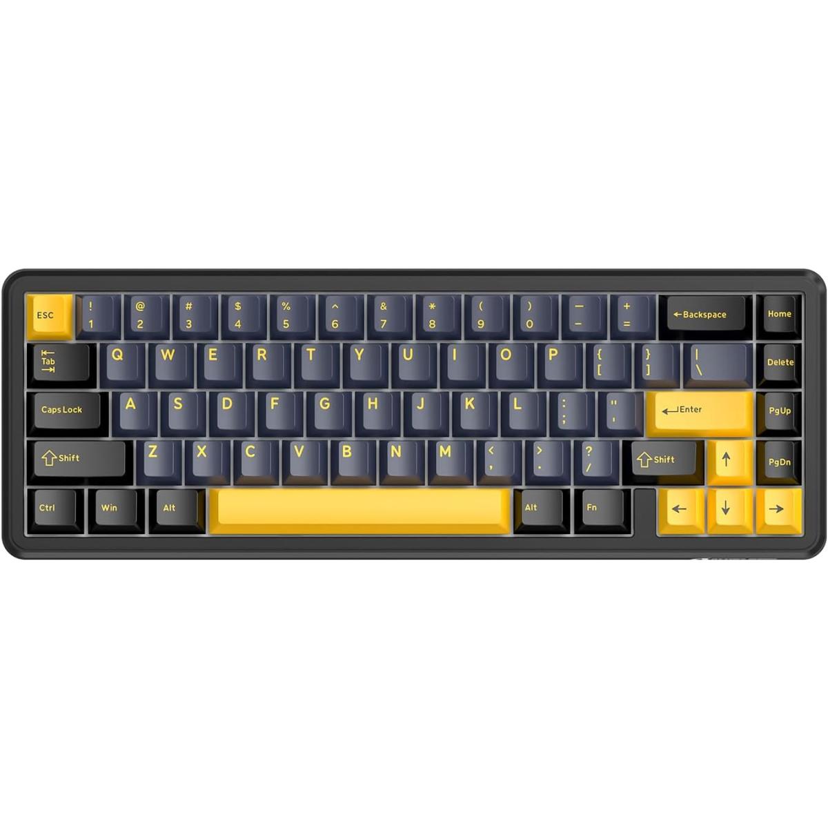 Attack Shark X65 HE 65% Hall Effect Wired Gaming Keyboard – Star Black (Arabic/English)