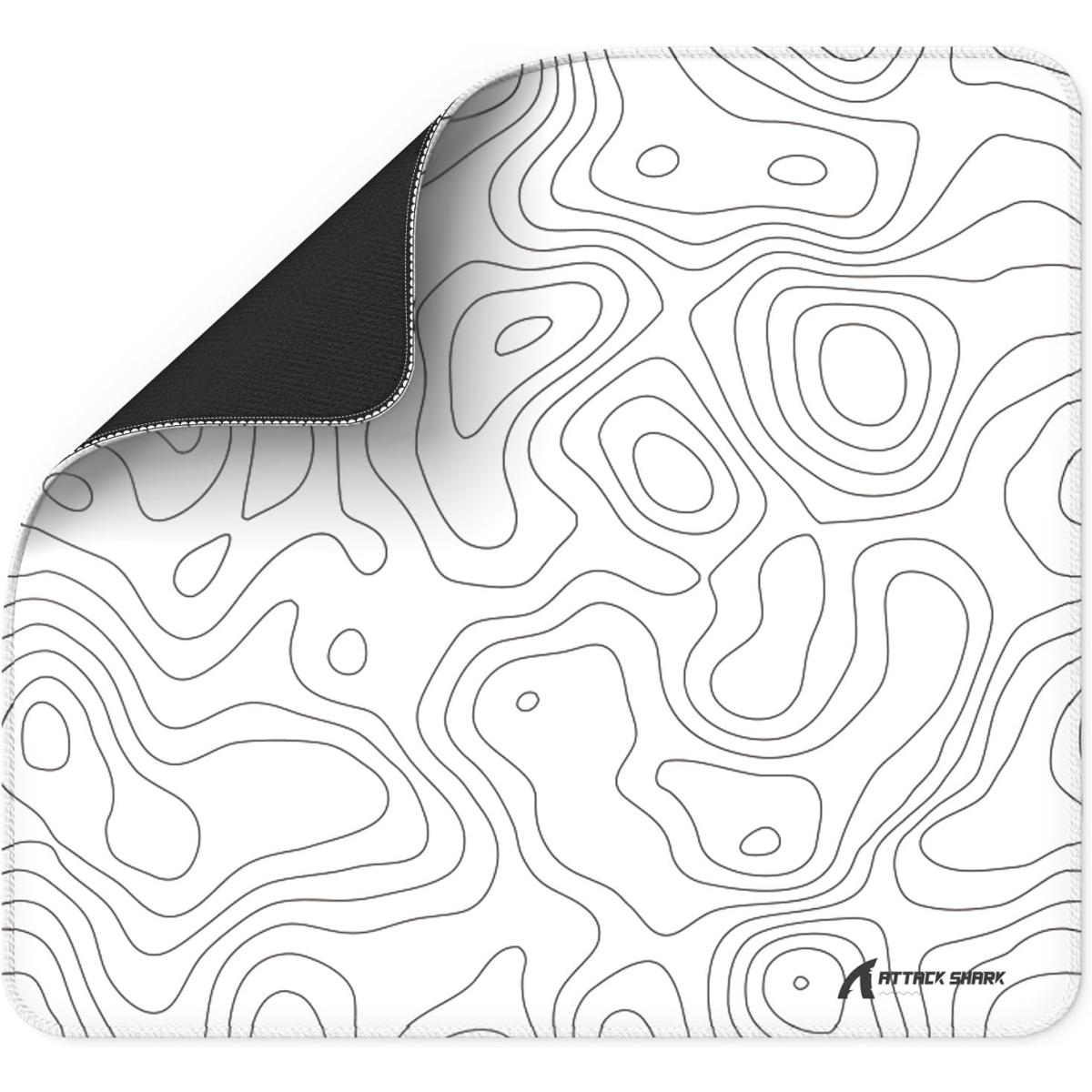 Attack Shark CM02 Gaming Mouse Pad Speed L 17.72" x 15.75" White