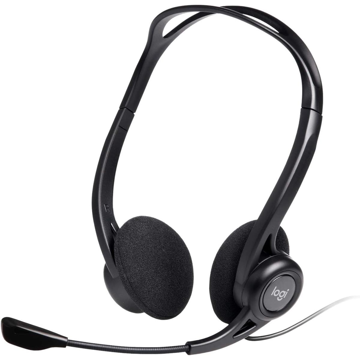 Logitech 960 USB Stereo Headset with Noise-Cancelling Mic and Mute Button