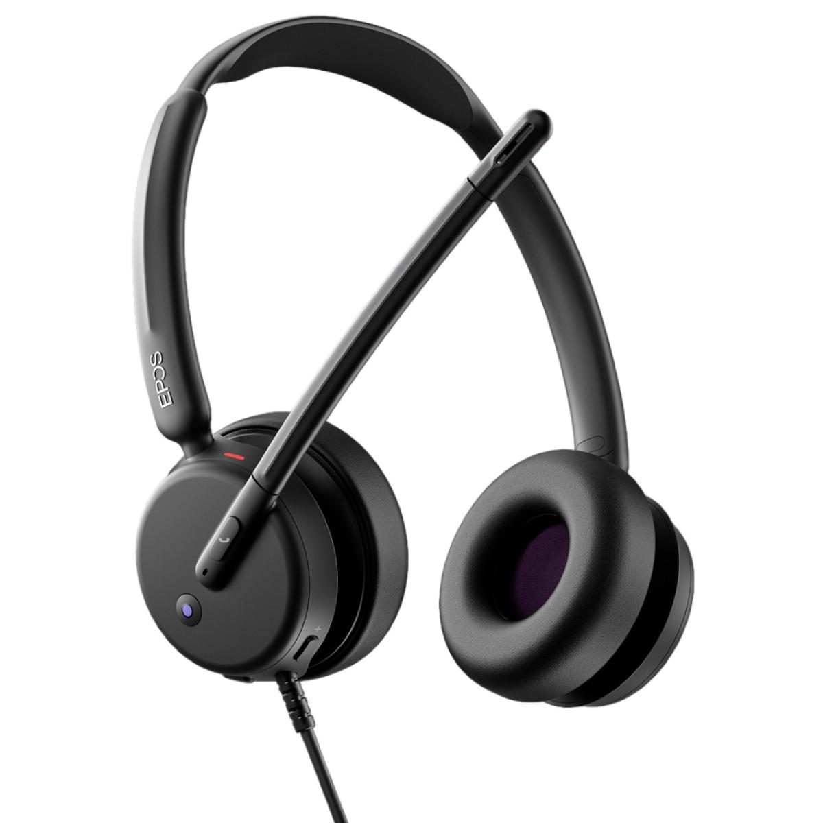 EPOS Impact 460T Wired On-Ear Headset, USB-C and USB-A