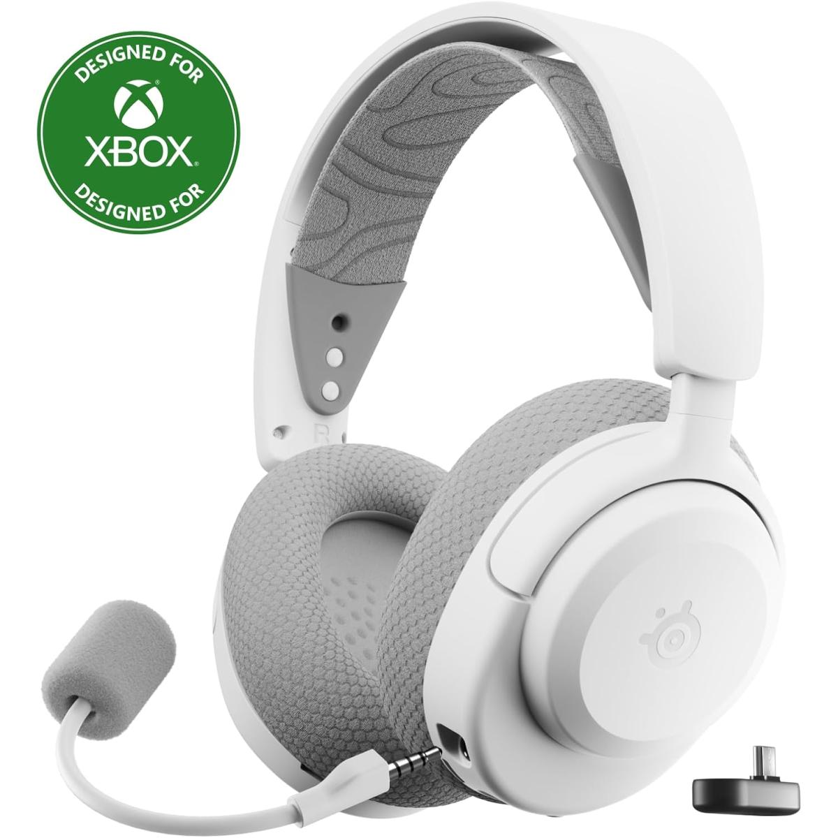 SteelSeries Arctis Nova 3X Wireless Multi-Platform Gaming Headset 2.4GHz/Bluetooth 40 HR - White