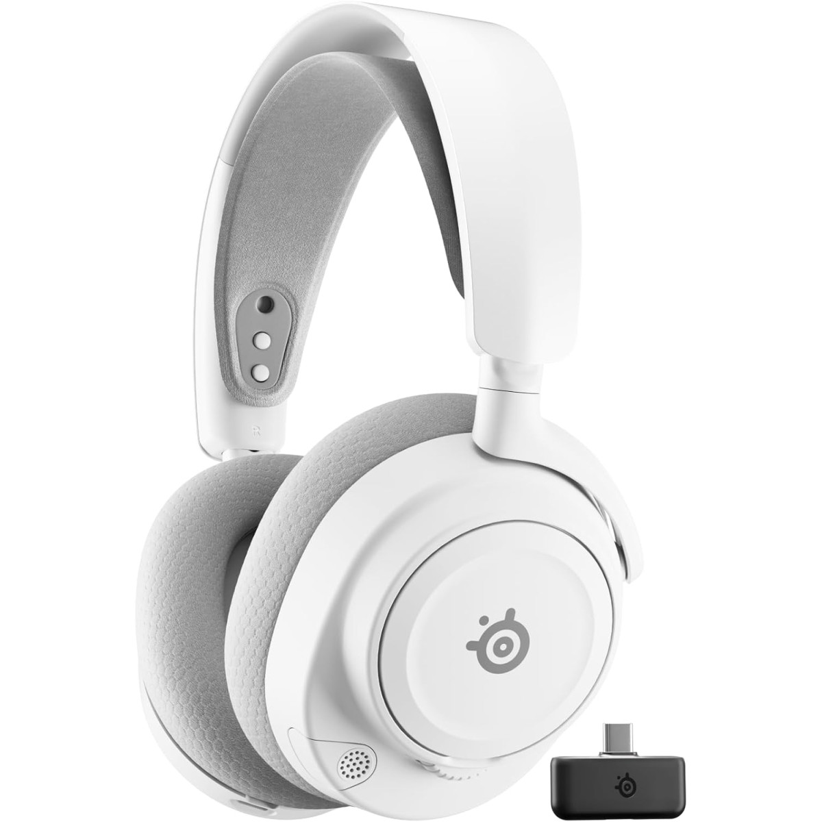 SteelSeries Arctis Nova 7P Wireless Gen 2 Gaming Headset 2.4GHz/Bluetooth 50+ HR - White