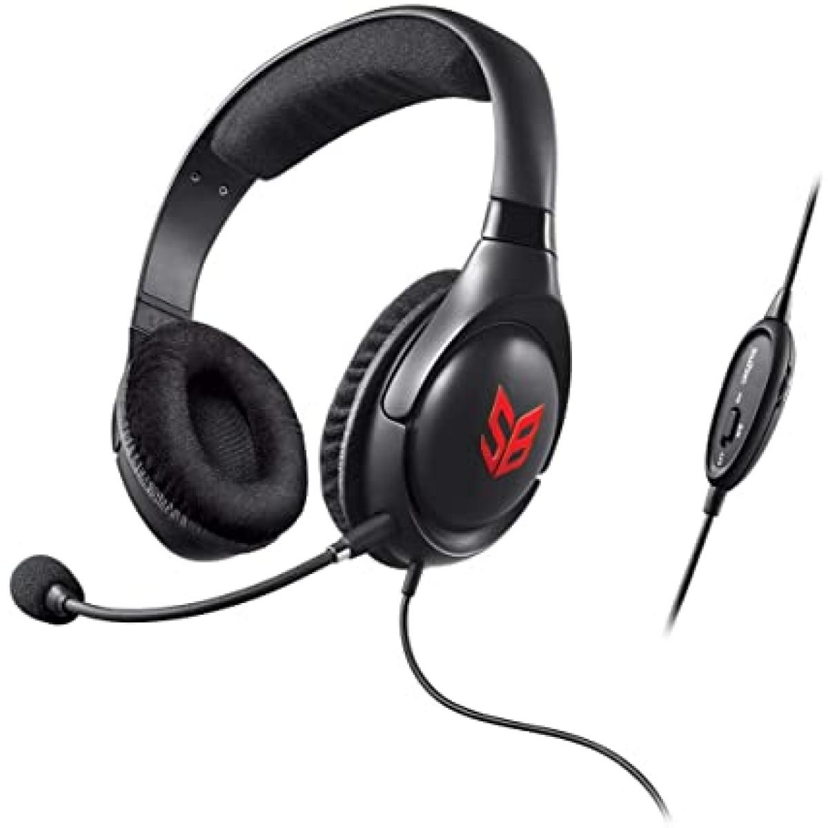 Creative Sound Blaster Blaze Gaming Headset with Detachable Noise-Cancelling Mic
