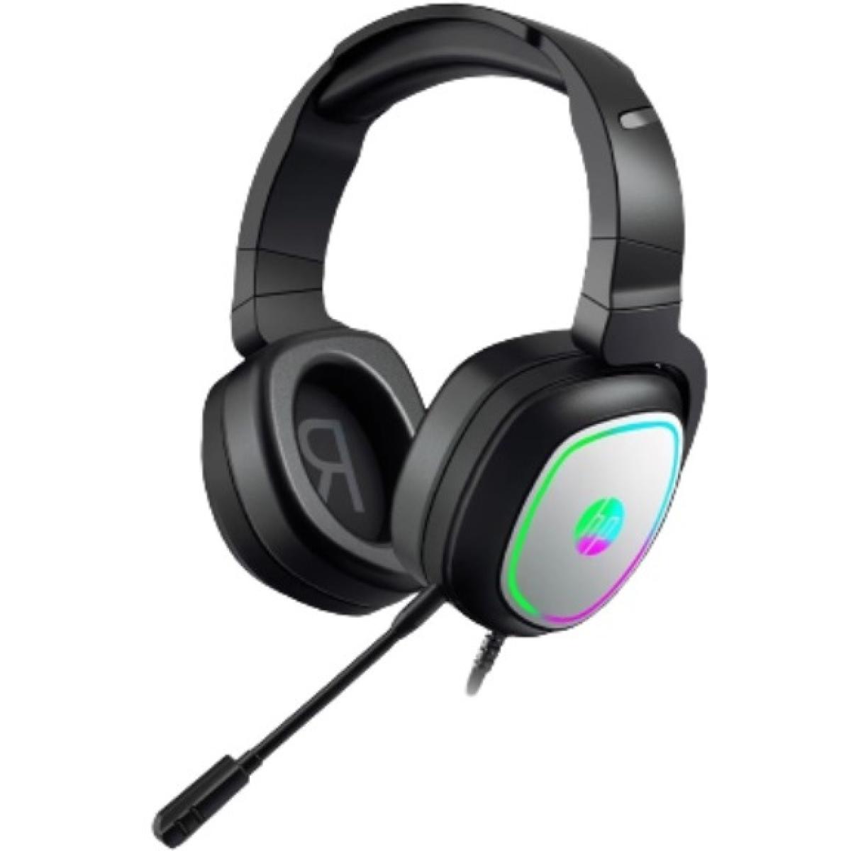 HP H360G Wired 3.5mm Gaming Headset with Spatial Surround & USB LED Lighting