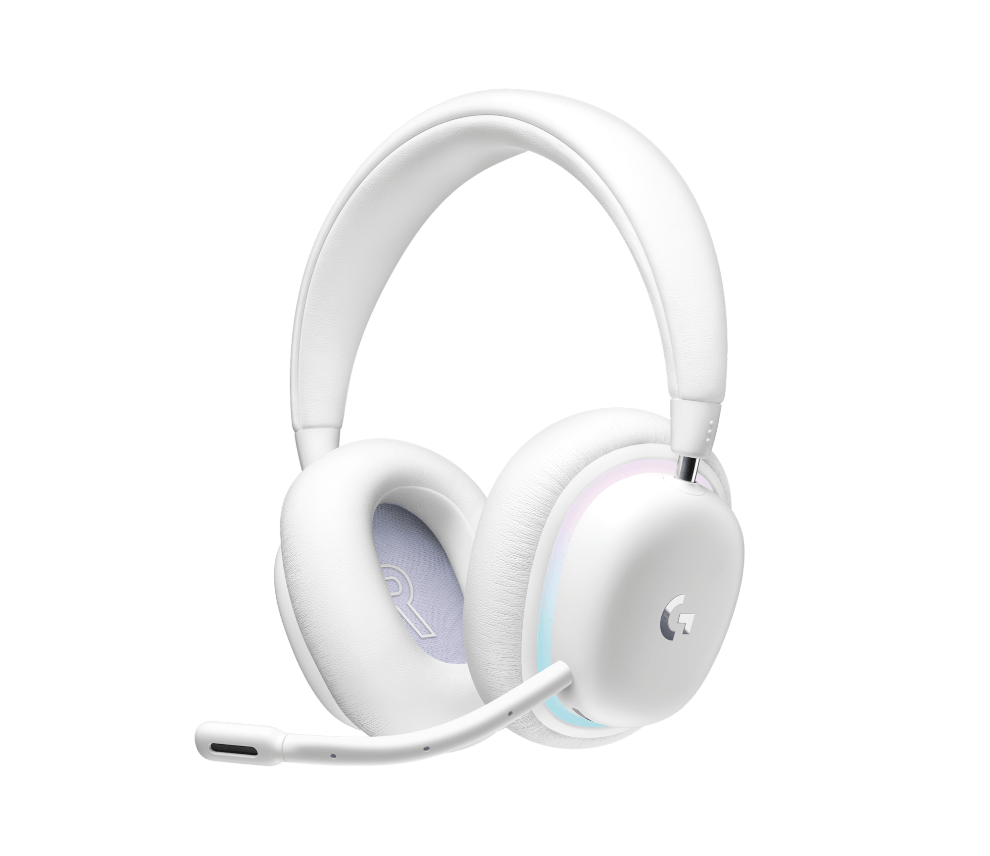 Logitech G735 Wireless Gaming Headset, Dual Mode 2.4GHz & Bluetooth, Dolby Atmos, LIGHTSYNC RGB, Detachable Mic, White
