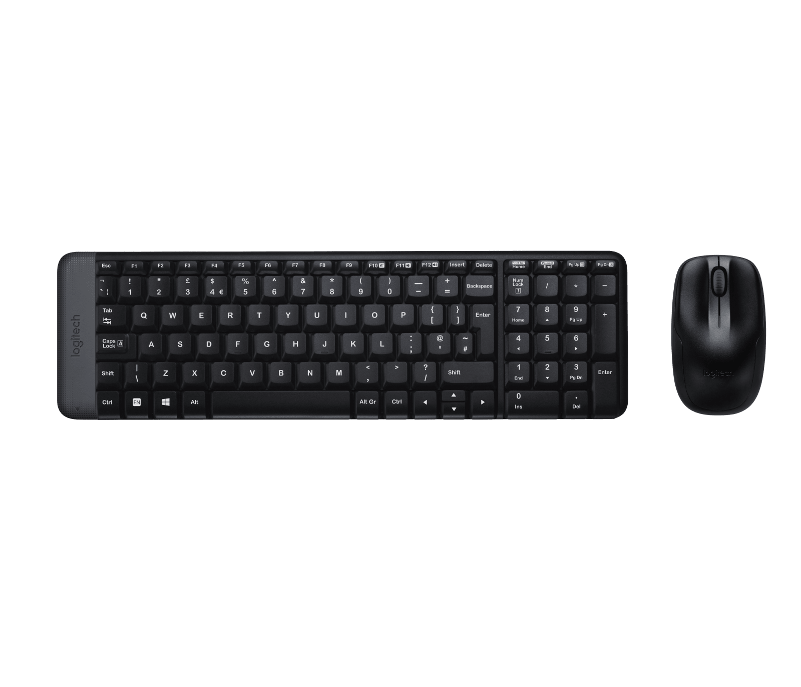 Logitech MK220 Compact 2.4 GHz Wireless Keyboard & Mouse Combo – Black