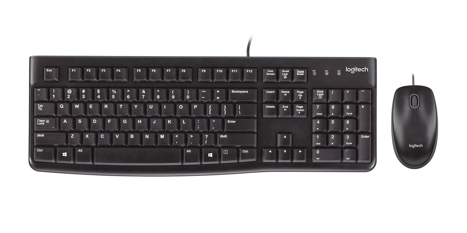 Logitech MK120 USB Wired Keyboard & Mouse Combo
