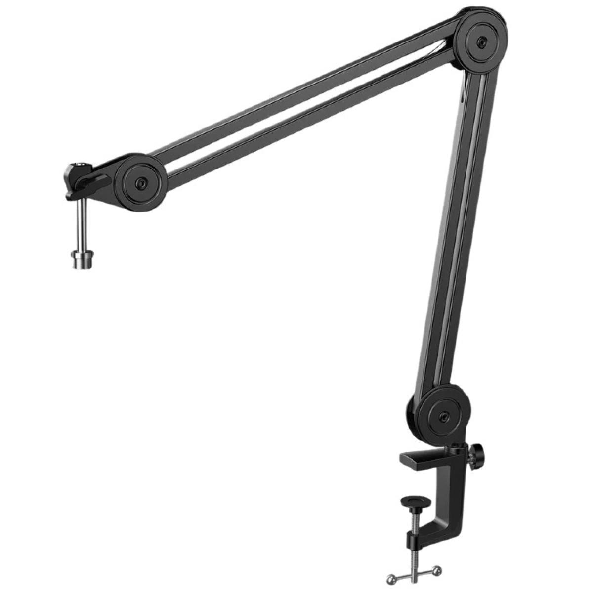FIFINE BM63 Microphone Boom Arm Stand with Cable Management - Black