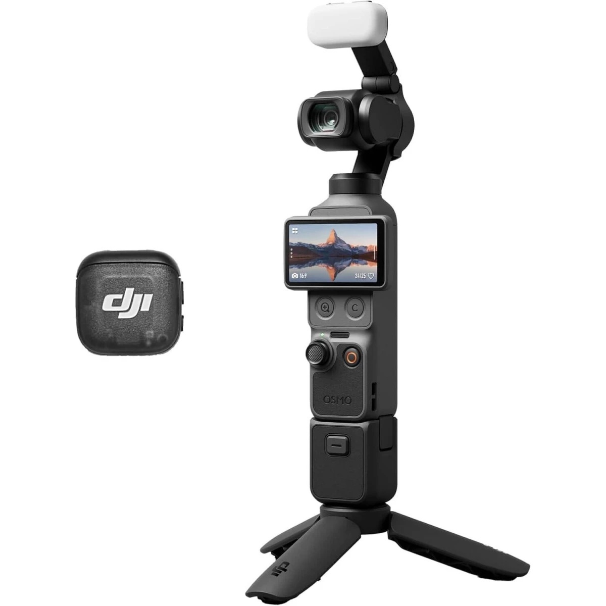 DJI Osmo Pocket 4 Creator Combo Action Camera, 1" CMOS, 4K 240fps, Black