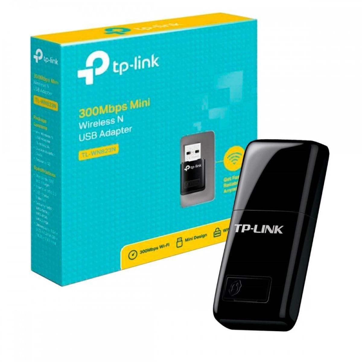 TP-Link TL-WN823N Mini USB Wi-Fi Adapter 300Mbps 2.4GHz