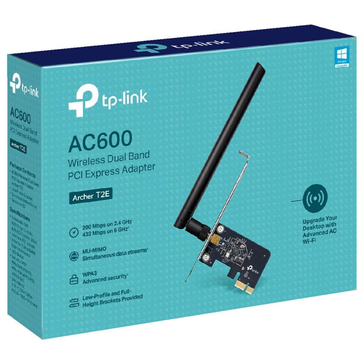 TP-Link Archer T2E AC600 Wi-Fi 5 Dual-Band PCIe Adapter